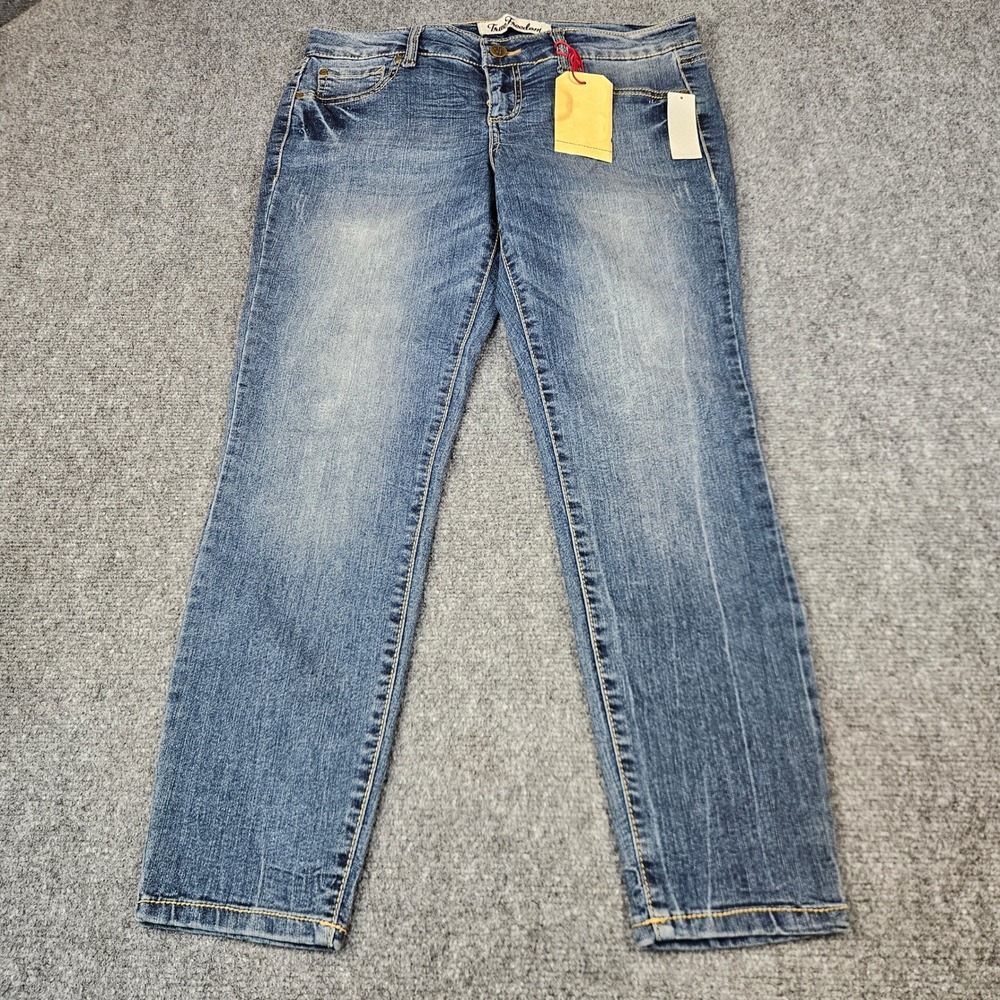 True Freedom Leggy Ankle Sadie Jeans Juniors 13 Regular‎ Medium Wash Denim NWT